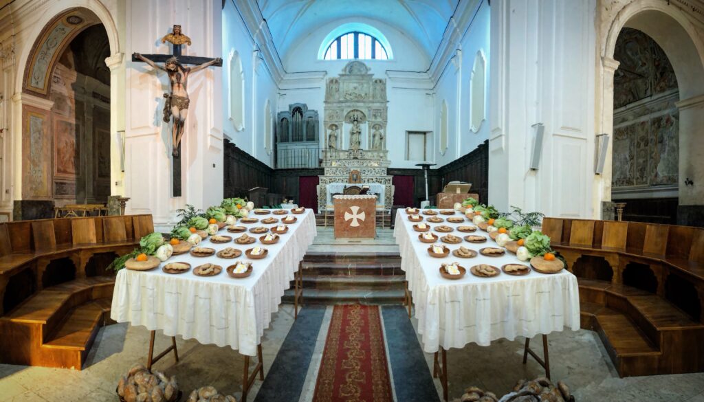 Immagine di La Chiesa Di San Giorgio Martire: Copia Di Cena Tavola
